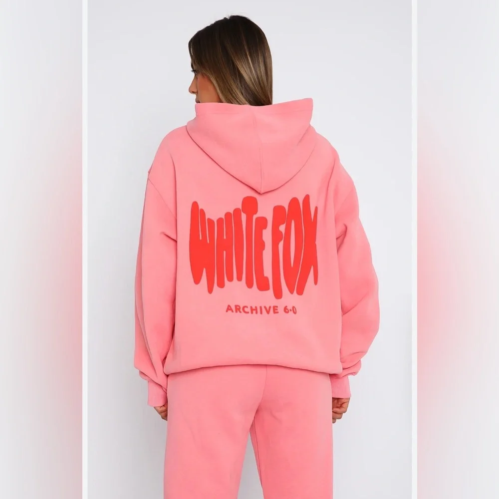 White Fox Archive 6.0 Oversized Hoodie Melon - Picture 1 of 5
